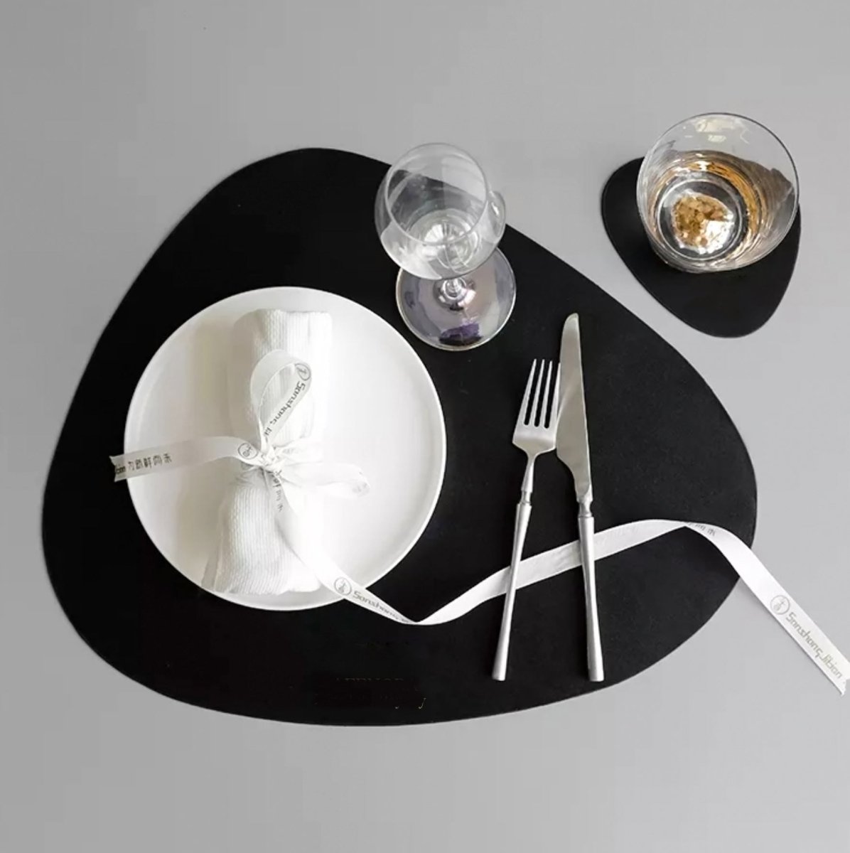 Set of Leather Placemats - Waterproof Table Mats
