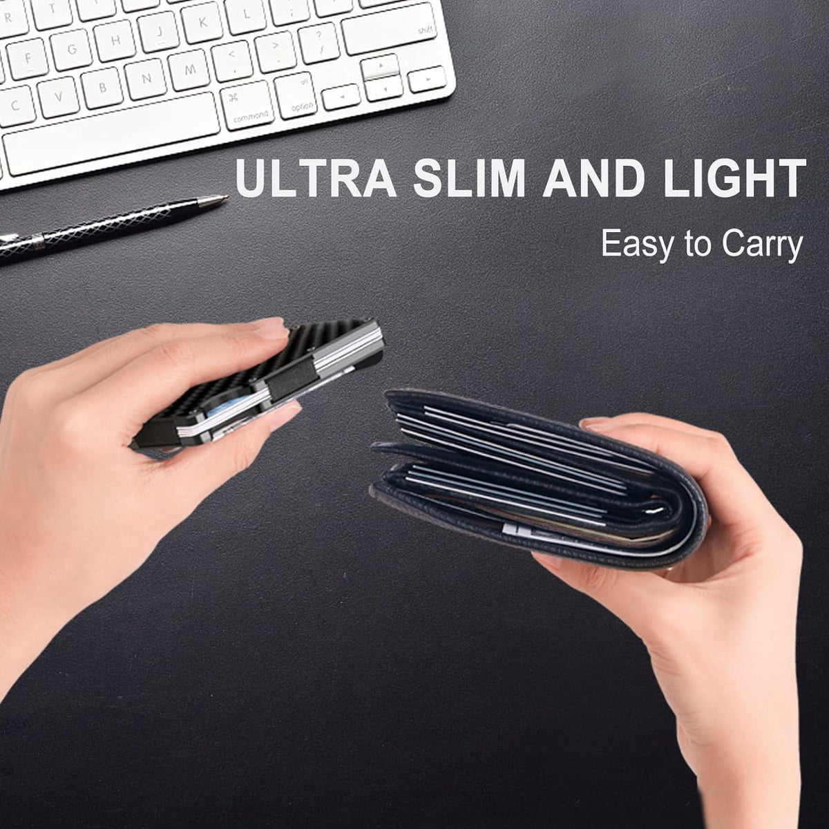 SleekGuard | Lightweight RFID-Safe Wallet with Sturdy Clip