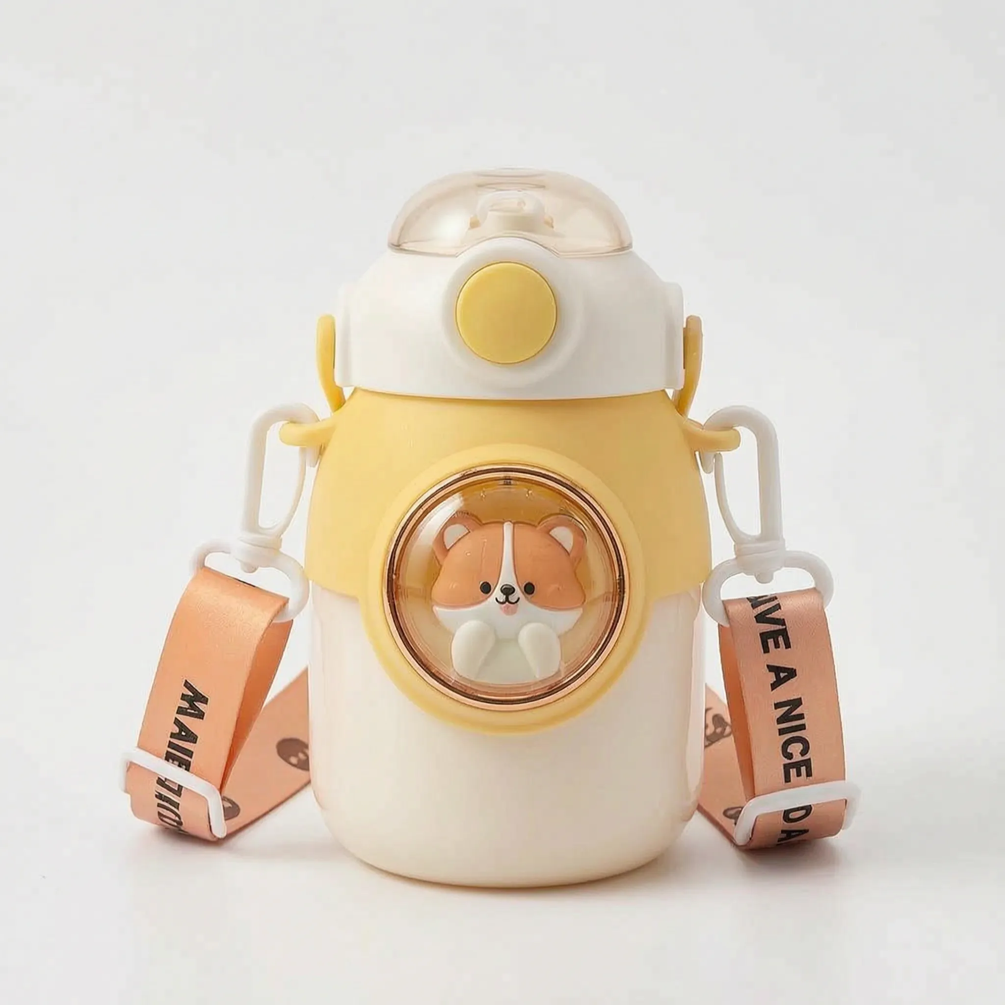 Kids' Water Bottle Featuring Cartoon Characters