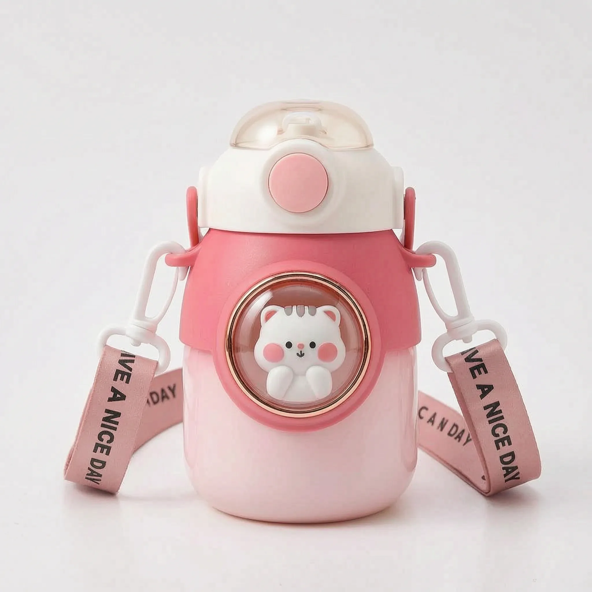 Kids' Water Bottle Featuring Cartoon Characters