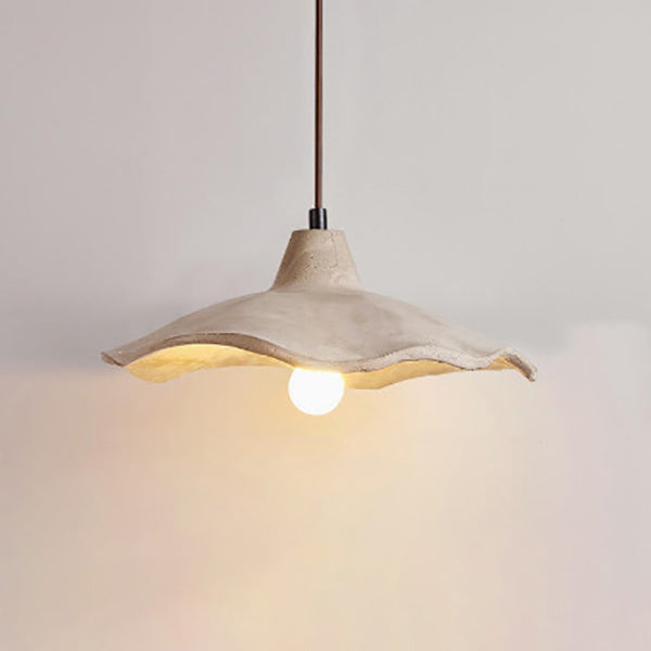 Floral Elegance | Vintage-Inspired Cement Chandelier
