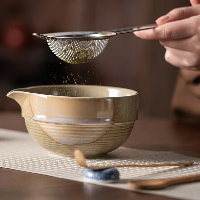 Elegant Vintage Matcha Tea Set | Complete 7-Piece Collection