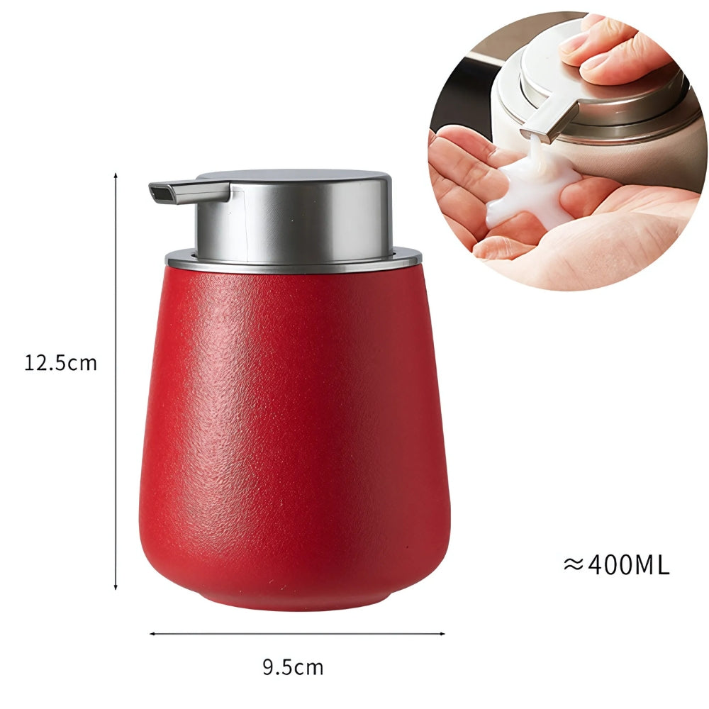 Elegant Ceramic Liquid Dispenser with User-Friendly Pump