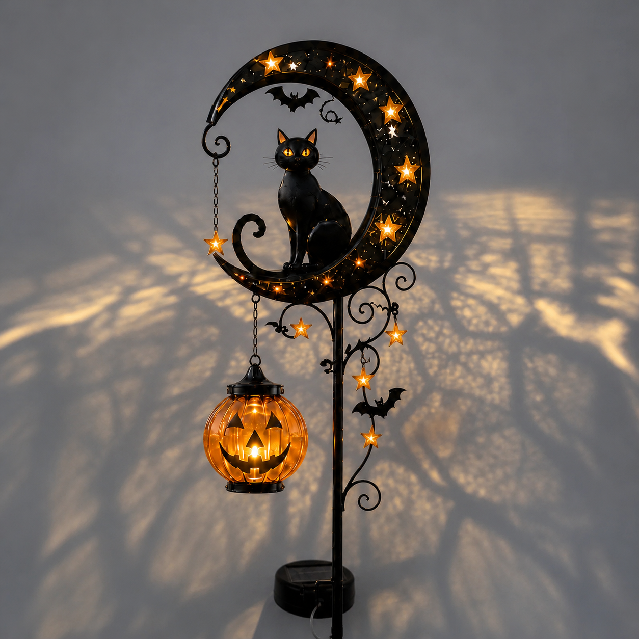 Harvest Glow – Enchanting Pumpkin Stake Light for Your Garden