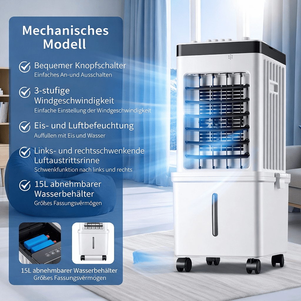 BreezeMaster – 3-in-1 Air Comfort System for Your Home