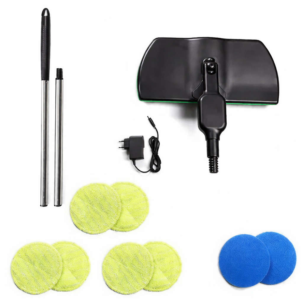 SwiftClean Cordless Electric Mop – Rechargeable Floor Scrubber with 180° Pivoting Head