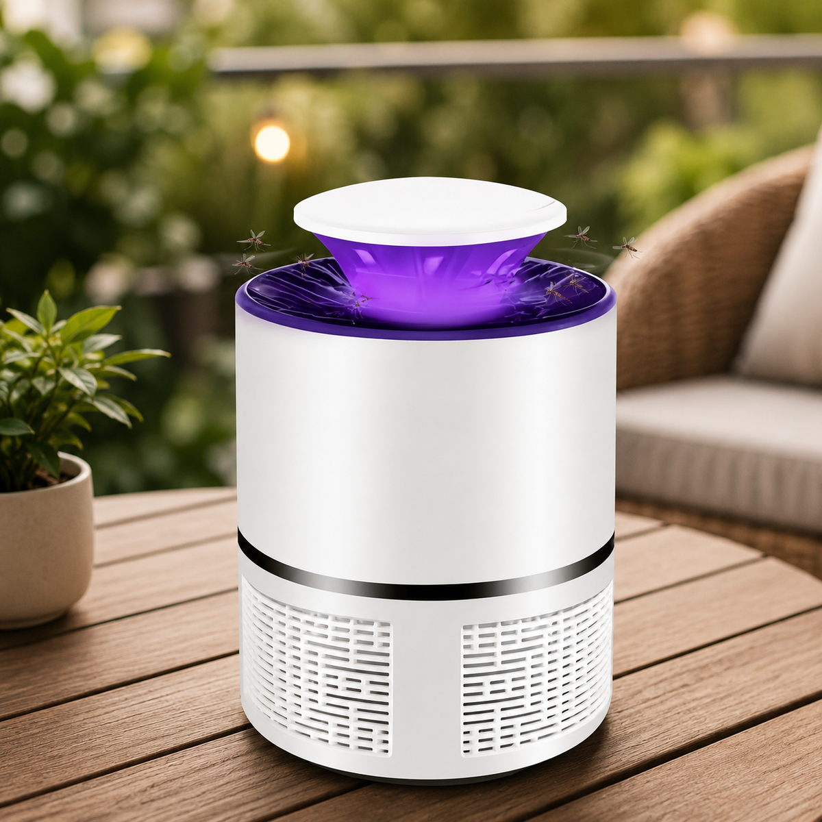 AquaGlow – USB Mosquito Eliminator with Soothing Blue Light