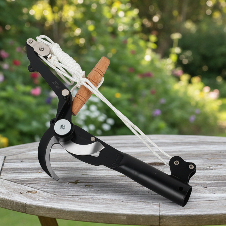 PruneMaster Pro – Extendable Tree Trimmer with Dual Pulley System