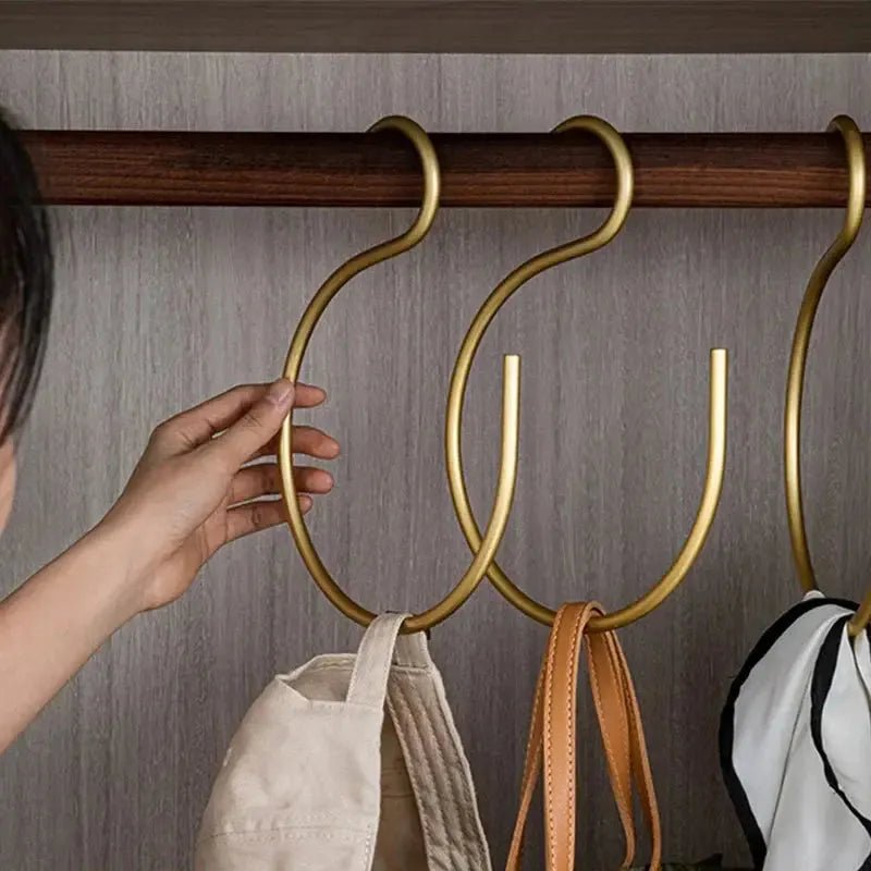 S-Shaped Hangers for Clothing Storage
