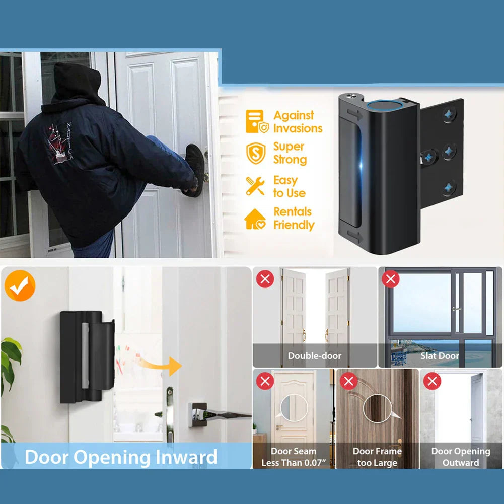 SecureGuard Door Lock | Sturdy Safety Latch for Family Protection