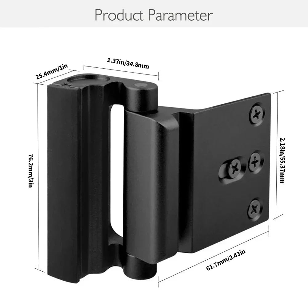 SecureGuard Door Lock | Sturdy Safety Latch for Family Protection