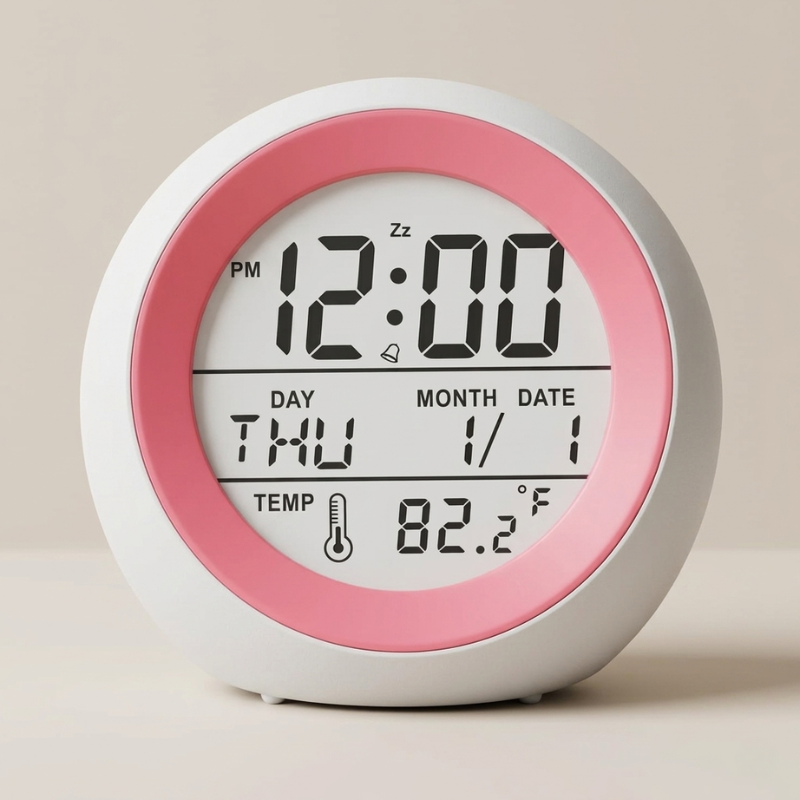 BrightKids LED Alarm Clock with Nature Sounds & Snooze