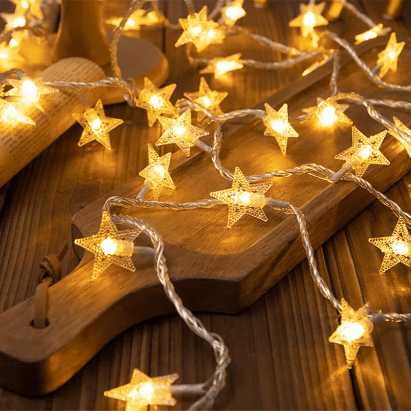 Battery-Operated LED Festive String Lights for Home Decor