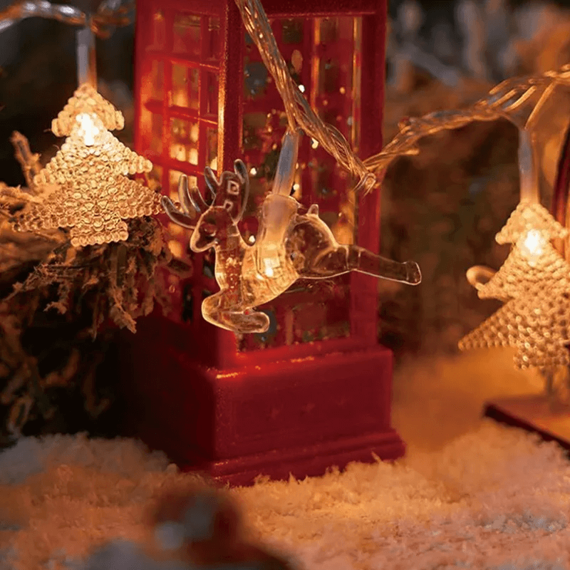 Battery-Operated LED Festive String Lights for Home Decor