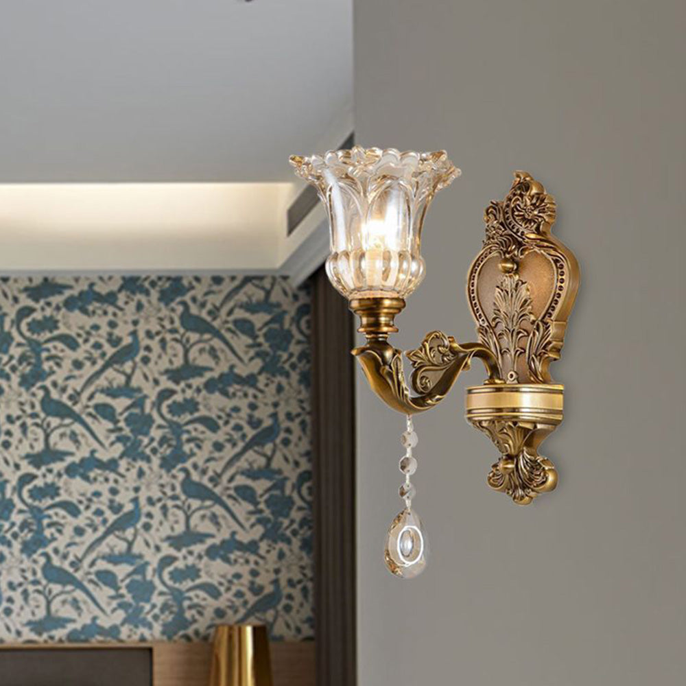 Gold Wall Light Fixture – Vintage Style