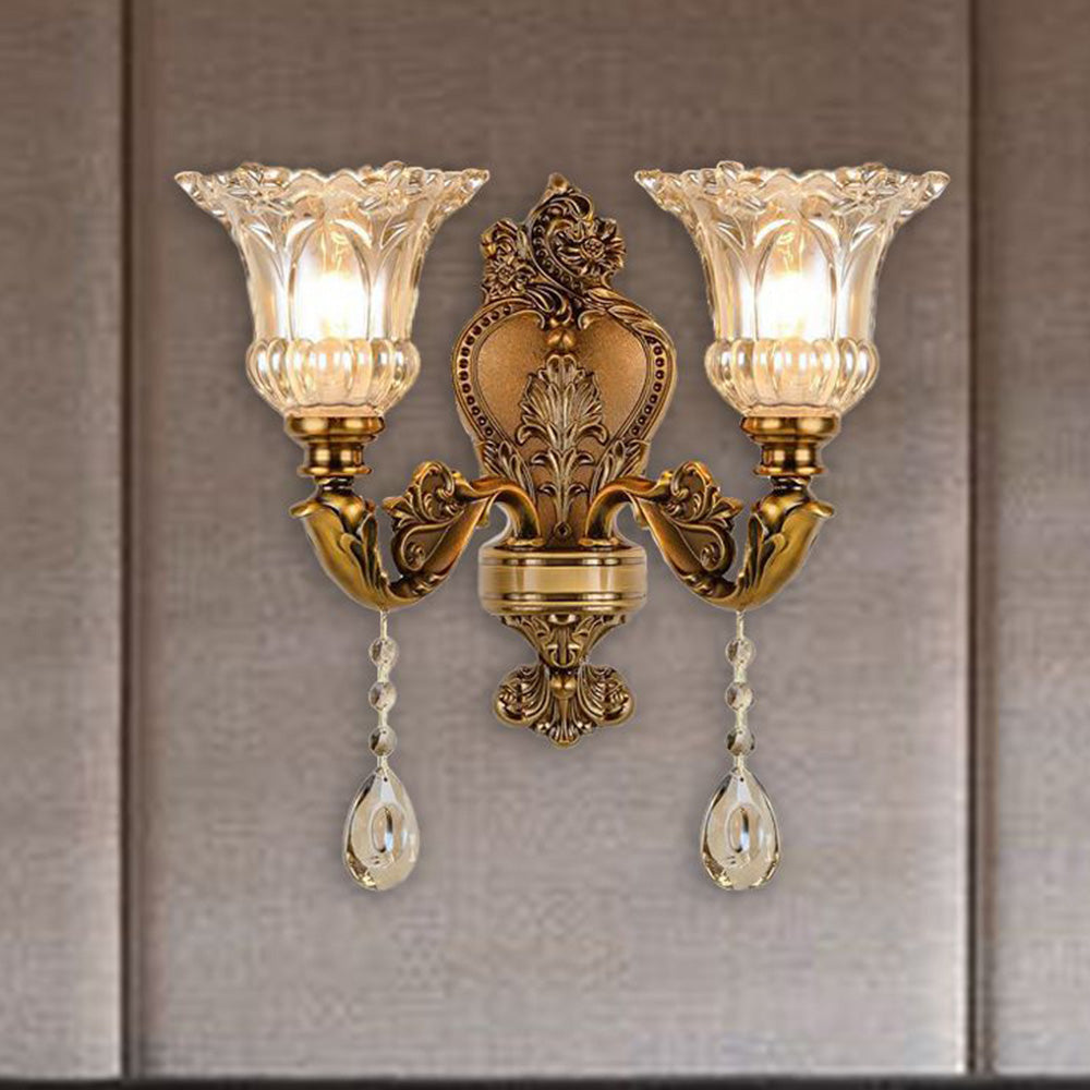 Gold Wall Light Fixture – Vintage Style