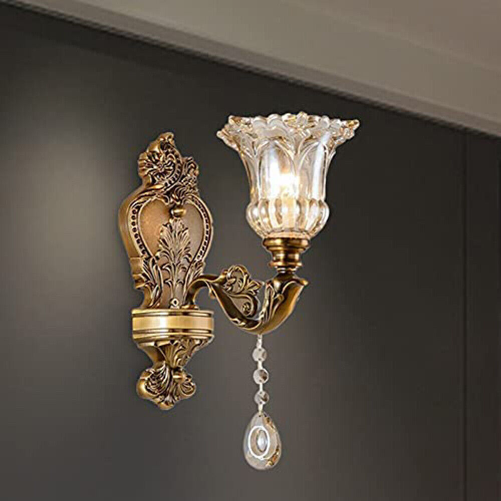 Gold Wall Light Fixture – Vintage Style