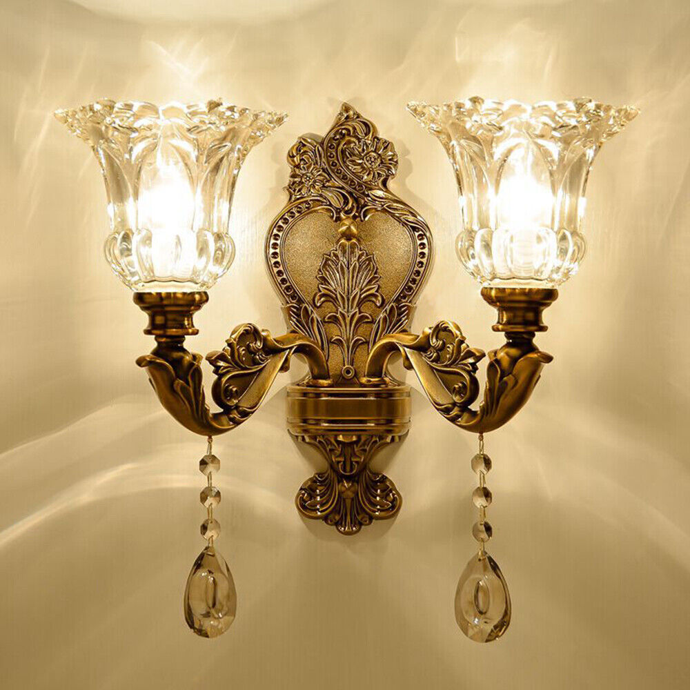 Gold Wall Light Fixture – Vintage Style