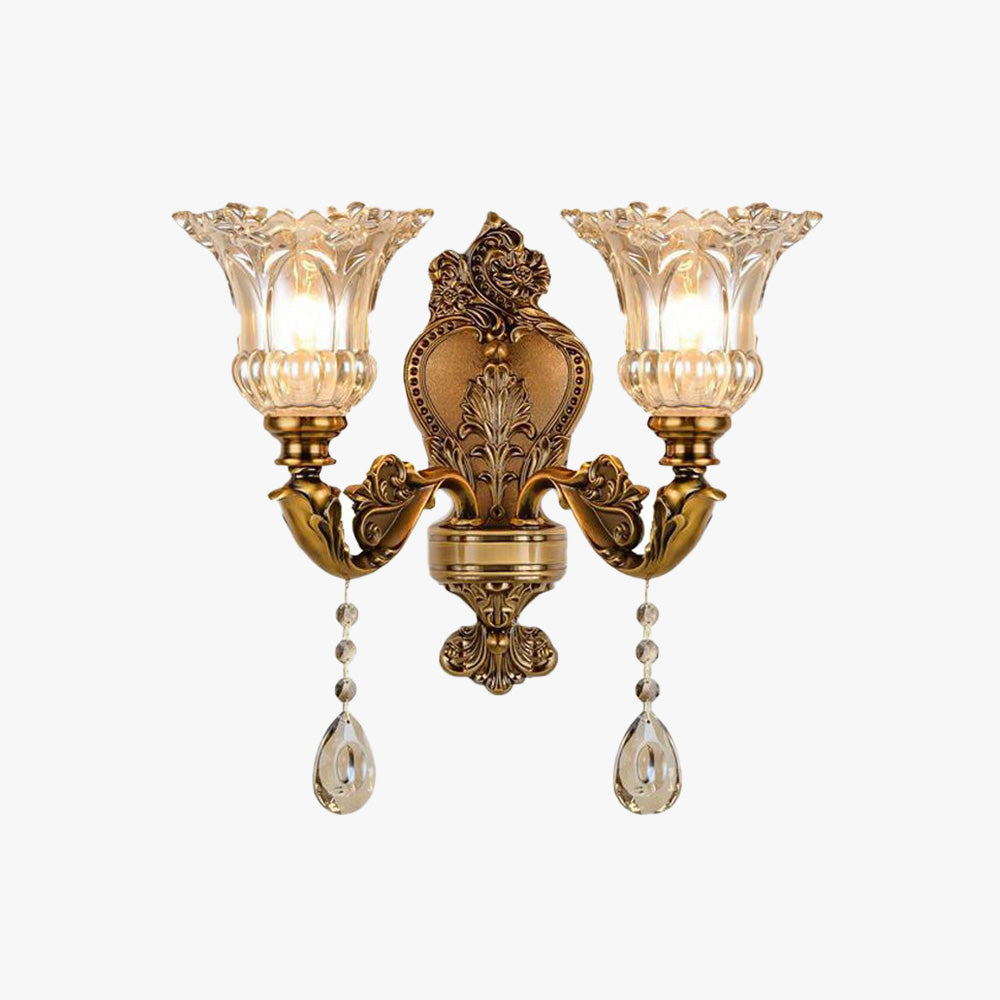Gold Wall Light Fixture – Vintage Style