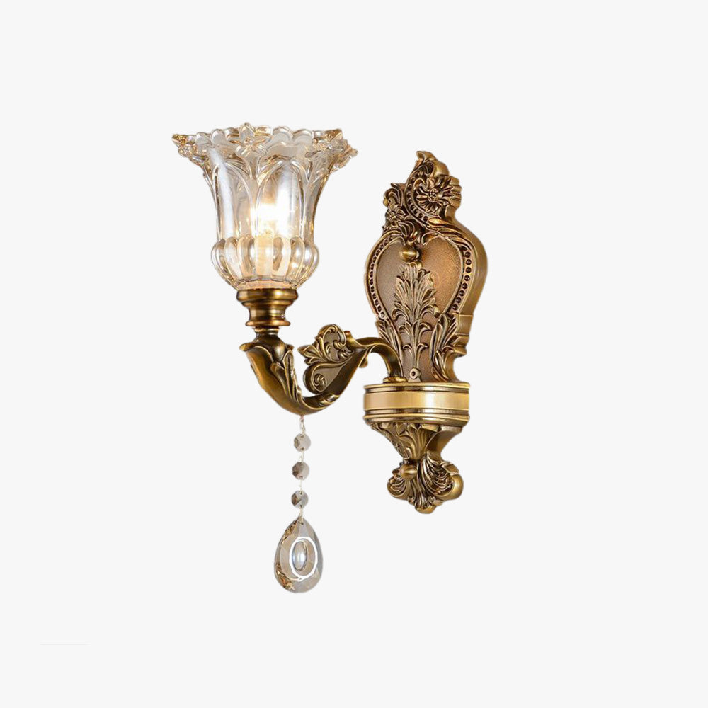 Gold Wall Light Fixture – Vintage Style