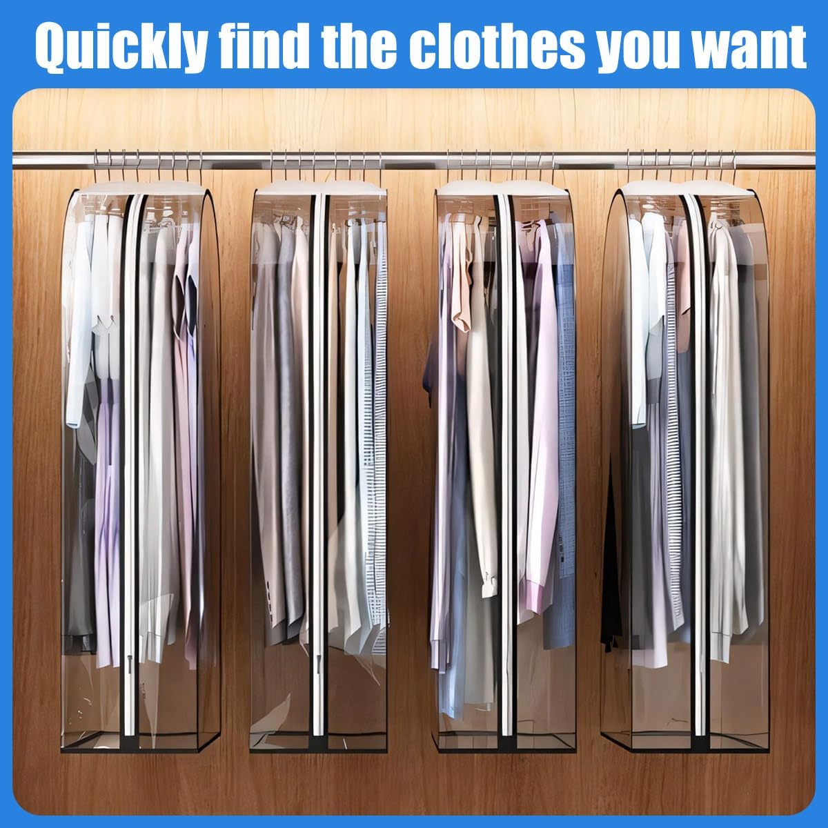 Protective Garment Storage Bags | 3-Pack with Easy Access Zippers