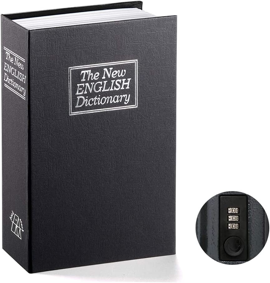 Discreet Book Safe | Secret Storage with Dual Lock Options