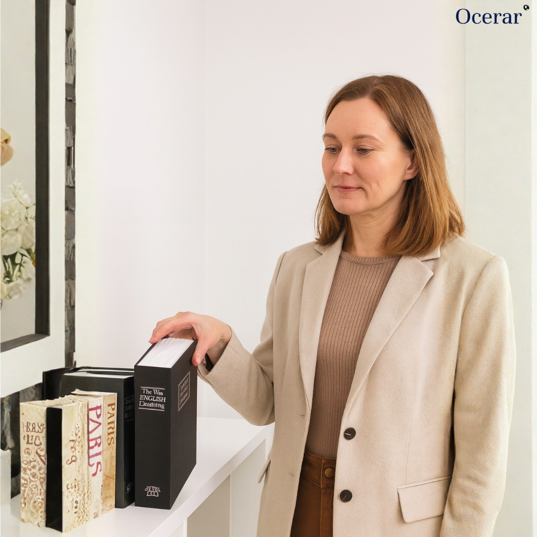 Discreet Book Safe | Secret Storage with Dual Lock Options