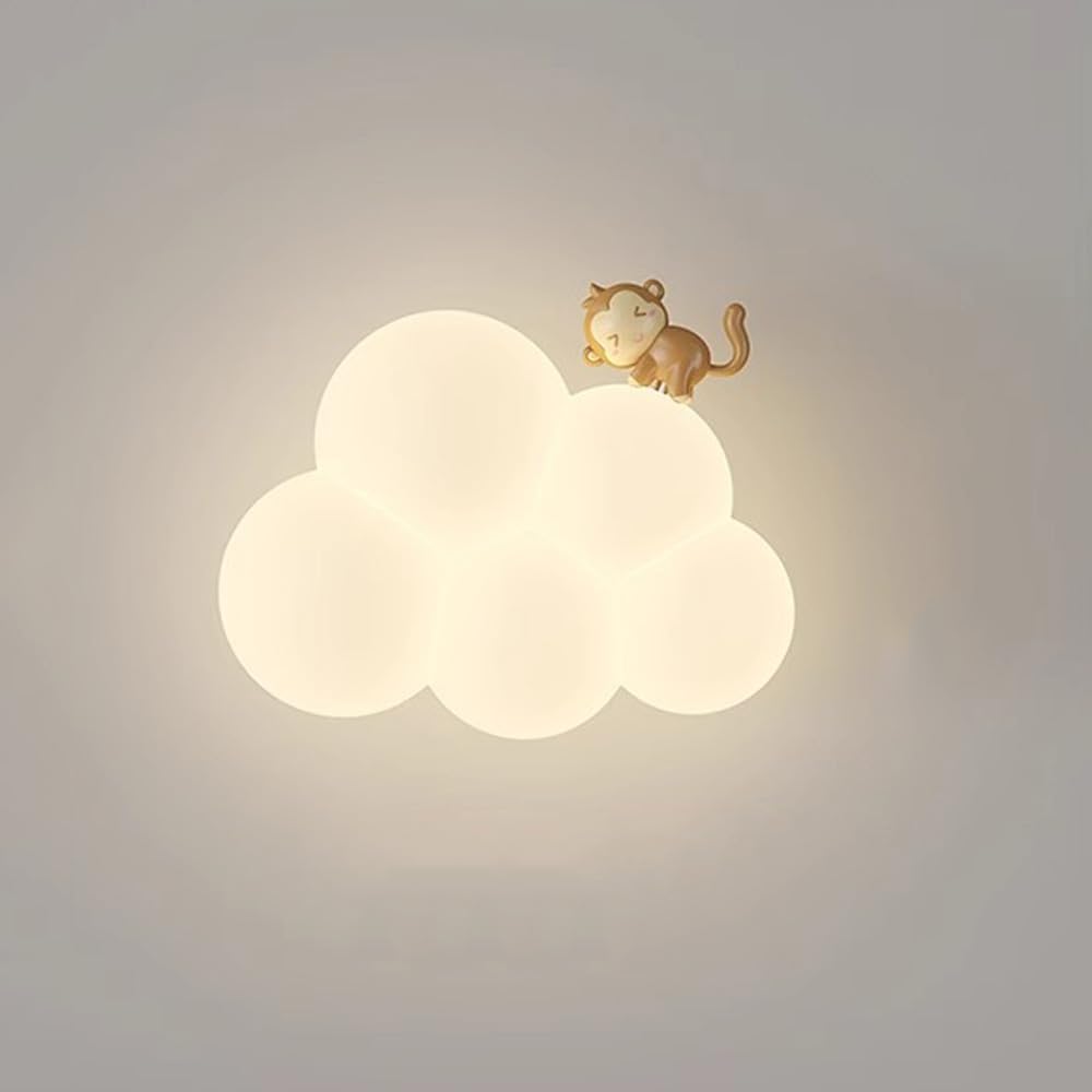CozyCloud LED Wall Light for Kids' Rooms