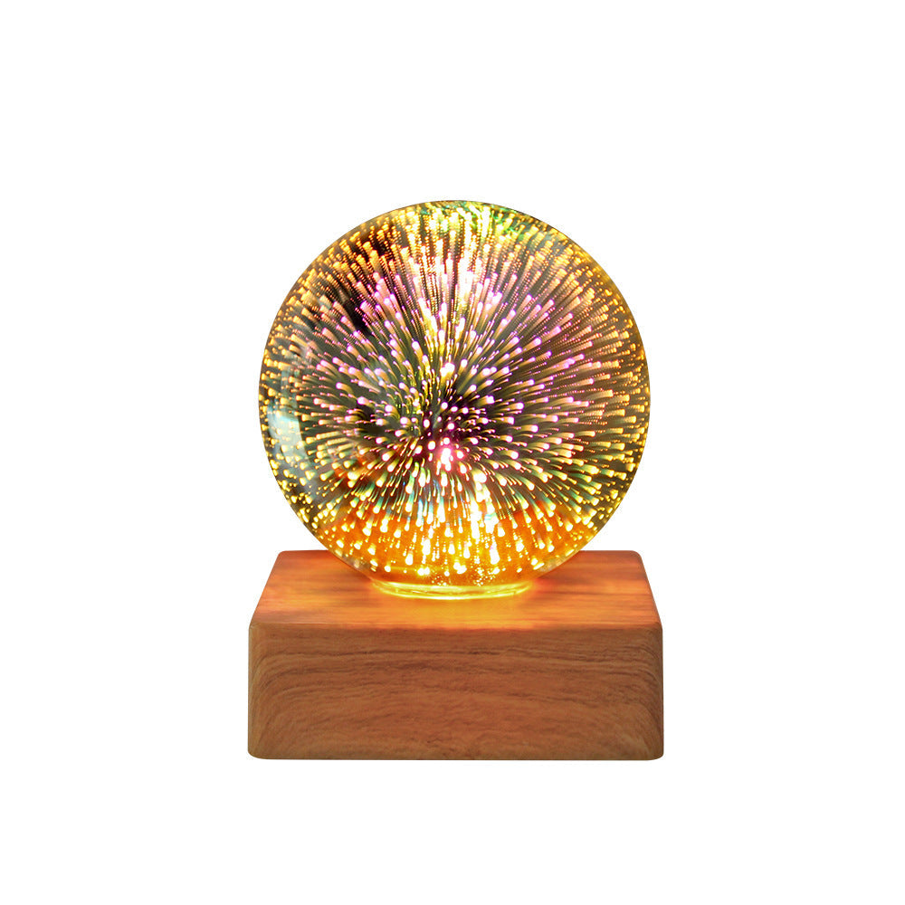 Vibrant Sphere LED Nightstand Lamp - Chic Touch for Any Space