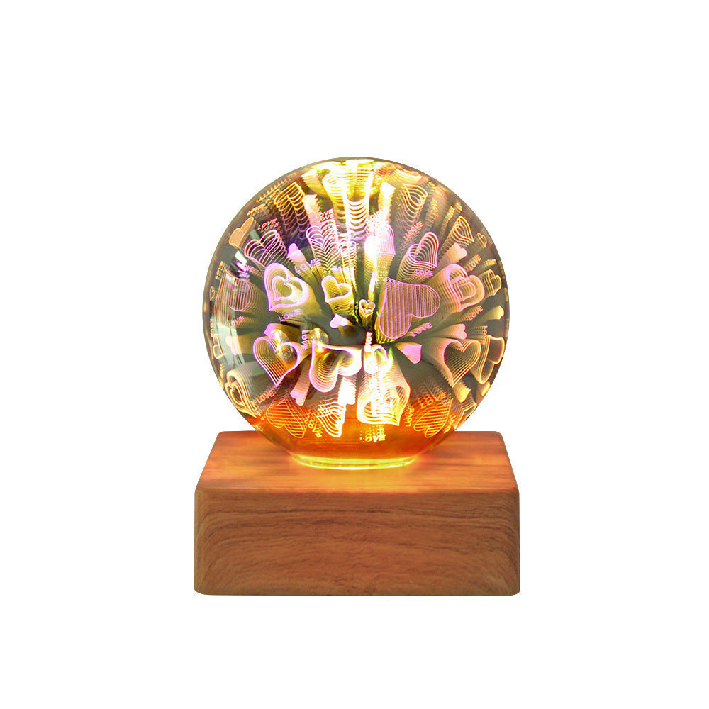 Vibrant Sphere LED Nightstand Lamp - Chic Touch for Any Space