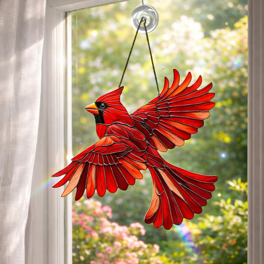 Radiant Hummingbird Window Ornament for Enchanting Light Effects