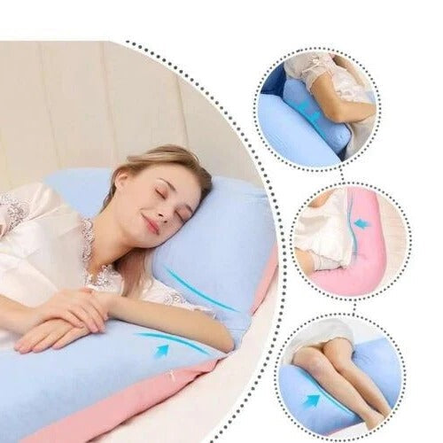 Ergonomic U-Shape Sleep Support Pillow for Customized Comfort