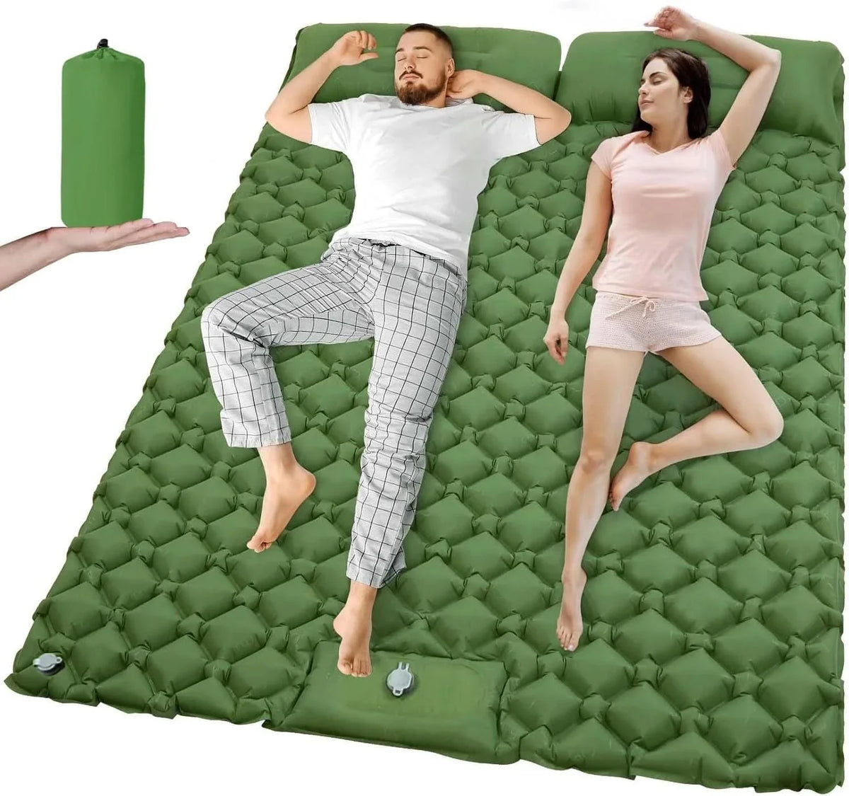 Spacious TravelMate Air – Extra Wide Inflatable Camping Bed