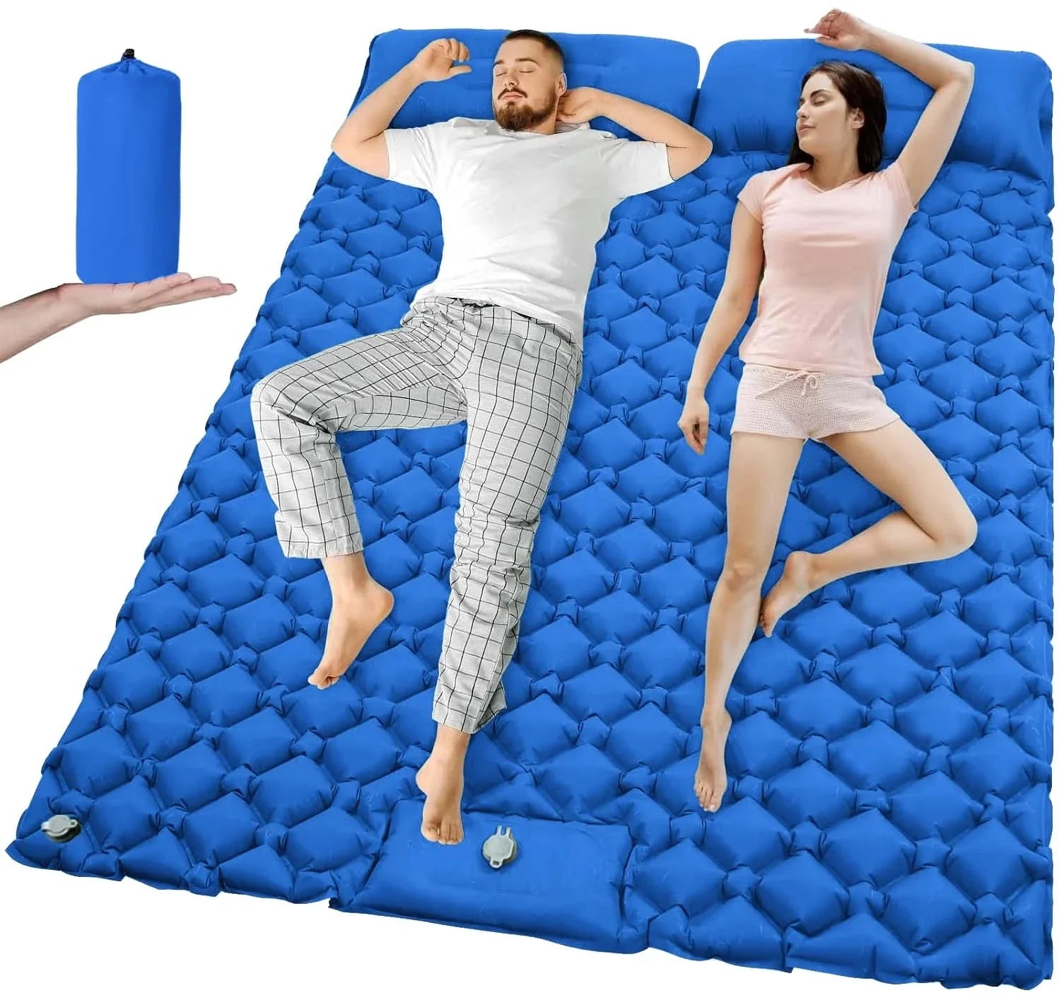 Spacious TravelMate Air – Extra Wide Inflatable Camping Bed