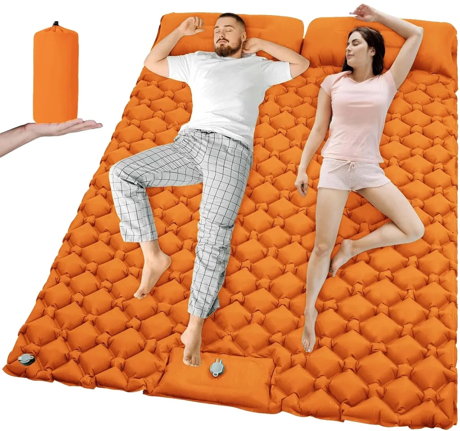 Spacious TravelMate Air – Extra Wide Inflatable Camping Bed