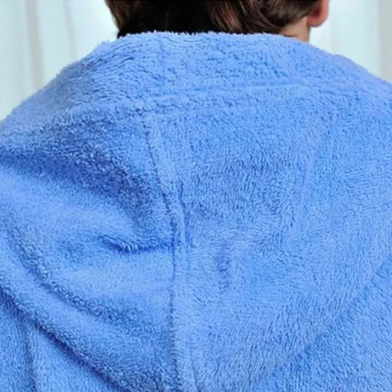 SereneWrap – Luxurious Hooded Cotton Bathrobe for Relaxation