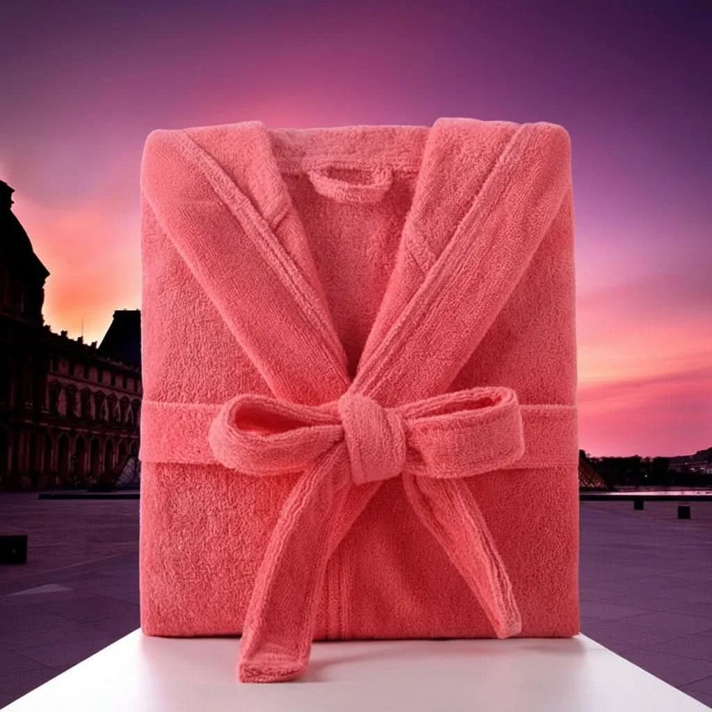 SereneWrap – Luxurious Hooded Cotton Bathrobe for Relaxation