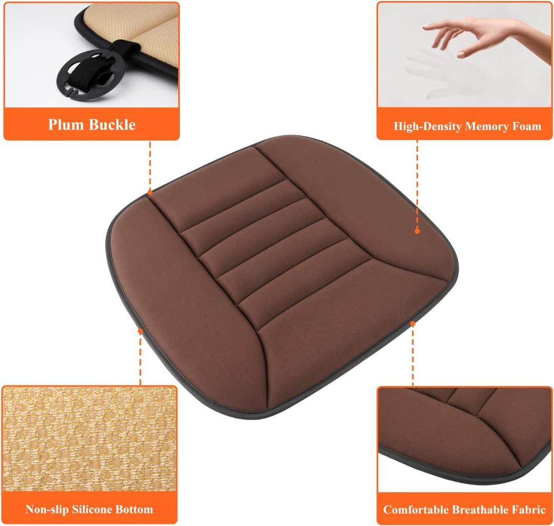 ErgoDrive Seat Cushion | Premium Memory Foam for Comfortable Travel