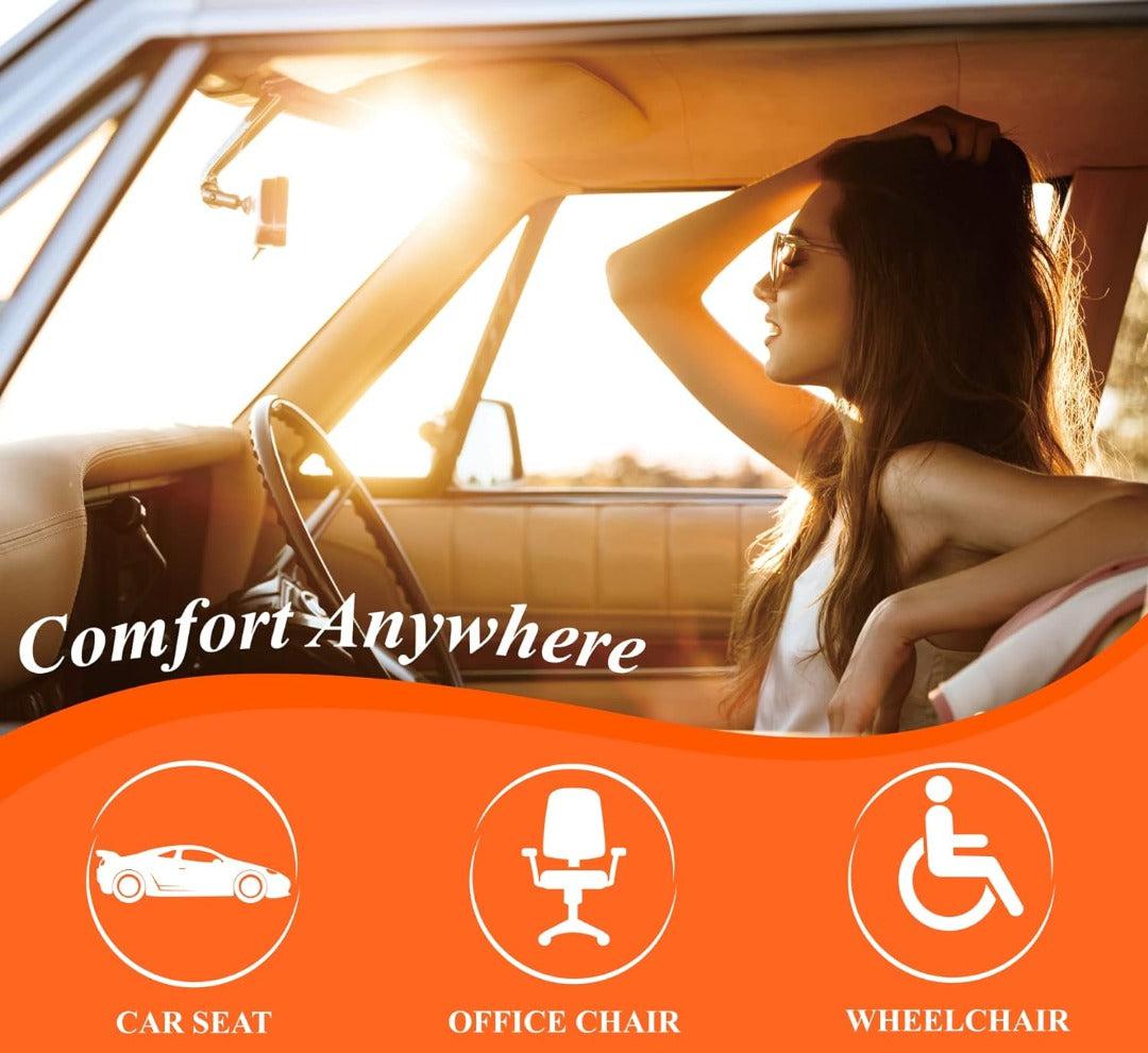 DriveEasy Comfort Pad | Memory Foam Seat Cushion for All Vehicles