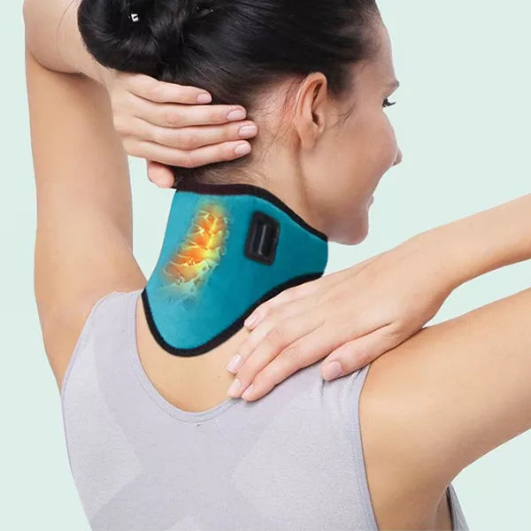 Soothing Neck Relief | Adjustable Heated Collar for Comfort
