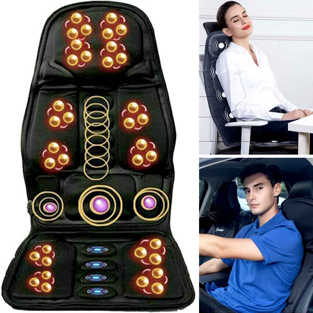 Serenity Haven | Personalized Heated Massage Cushion for Relaxation