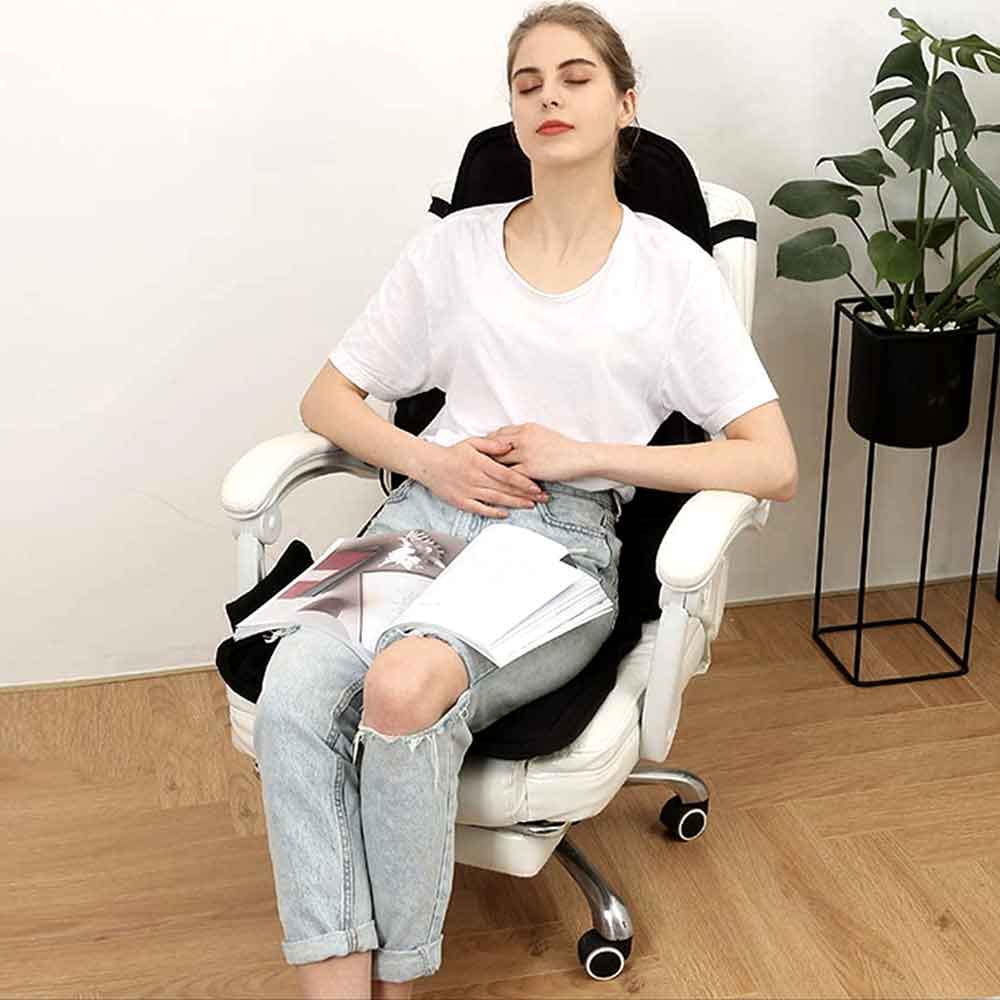 Serenity Haven | Personalized Heated Massage Cushion for Relaxation