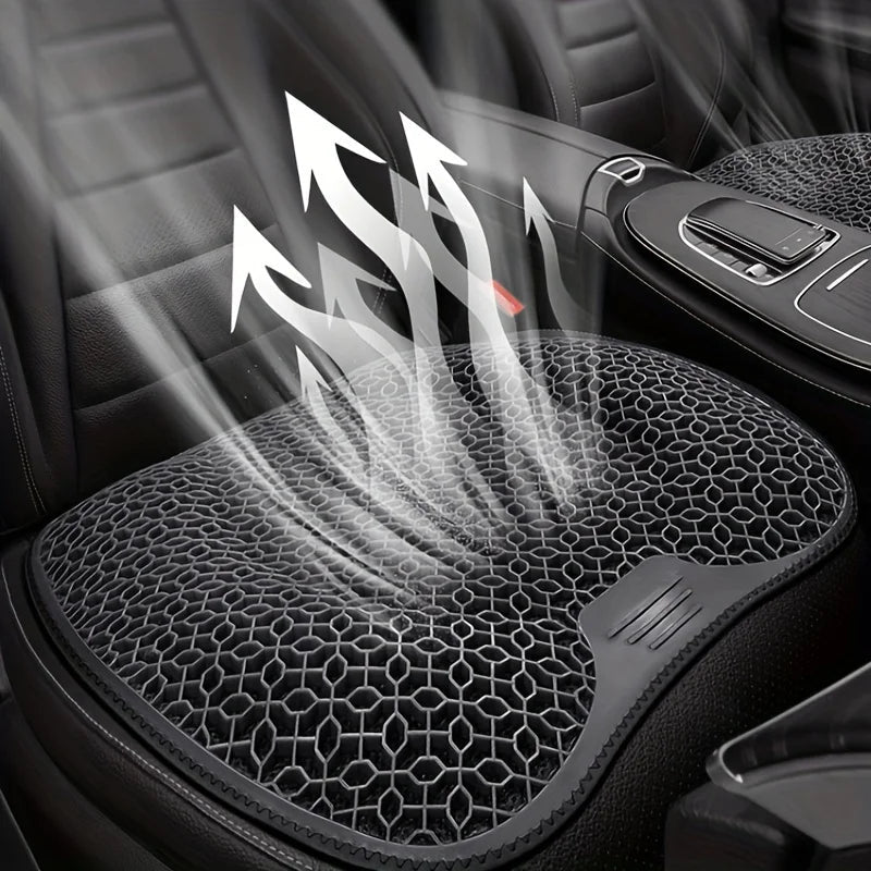 ComfortEase | Supportive Gel Seat Cushion with Airflow Design