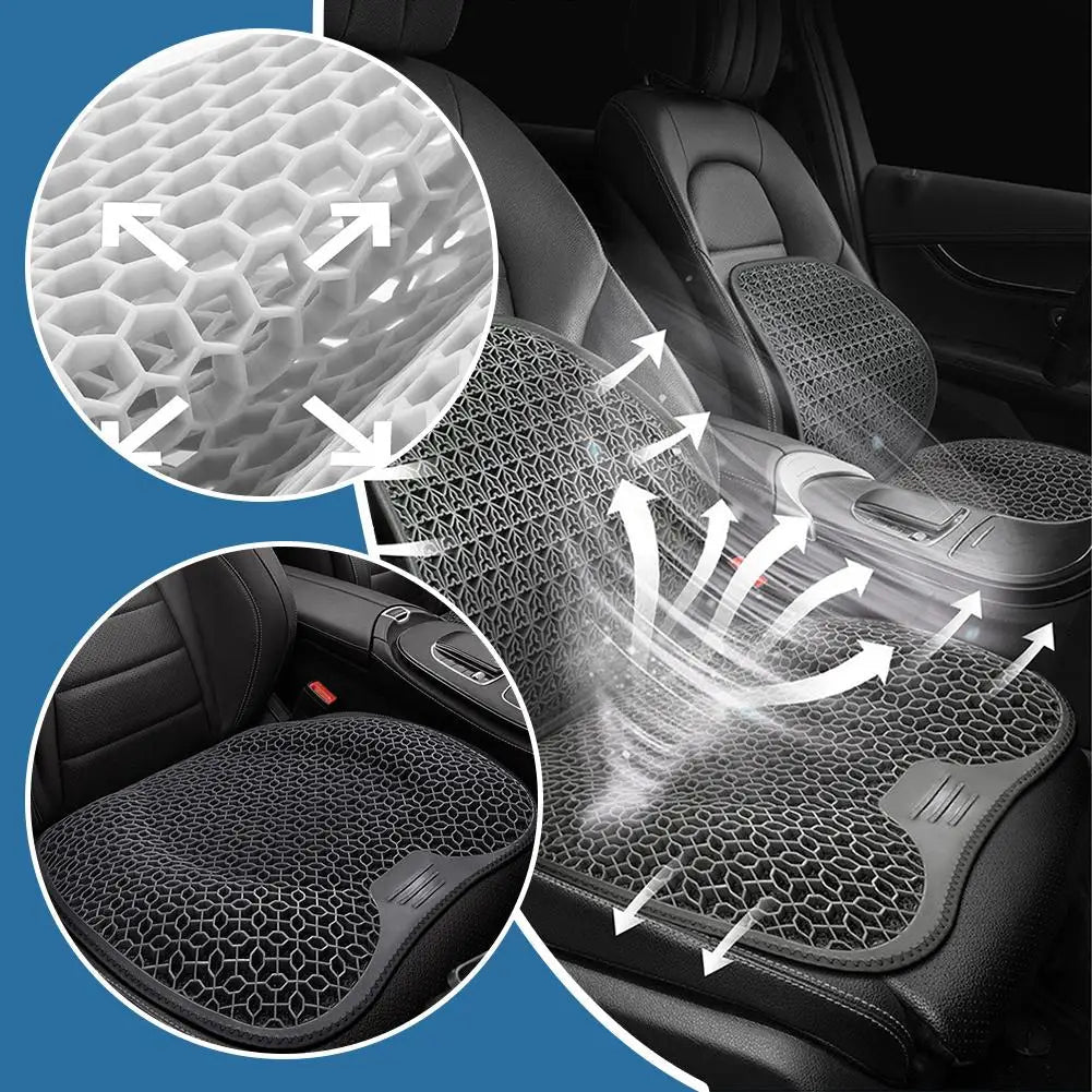 ComfortEase | Supportive Gel Seat Cushion with Airflow Design