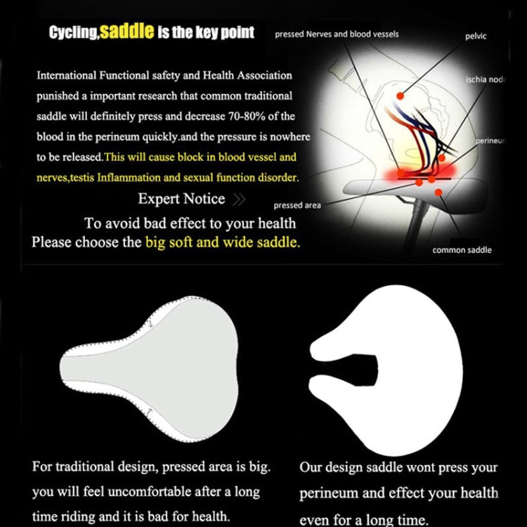 Ultimate Comfort Bicycle Seat | Ergonomic Noseless Design