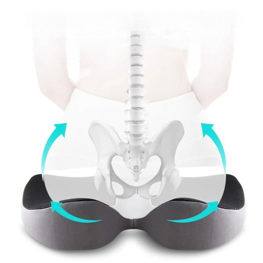 Revive Comfort | Ergonomic Memory Foam Seat Cushion for Relief