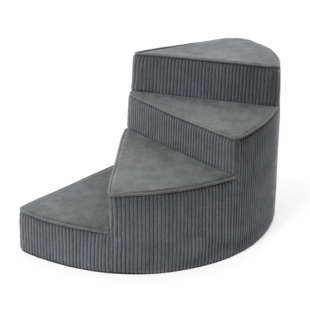 PetEase | Cozy Foam Stairs for Easy Pet Access | Non-Slip Design