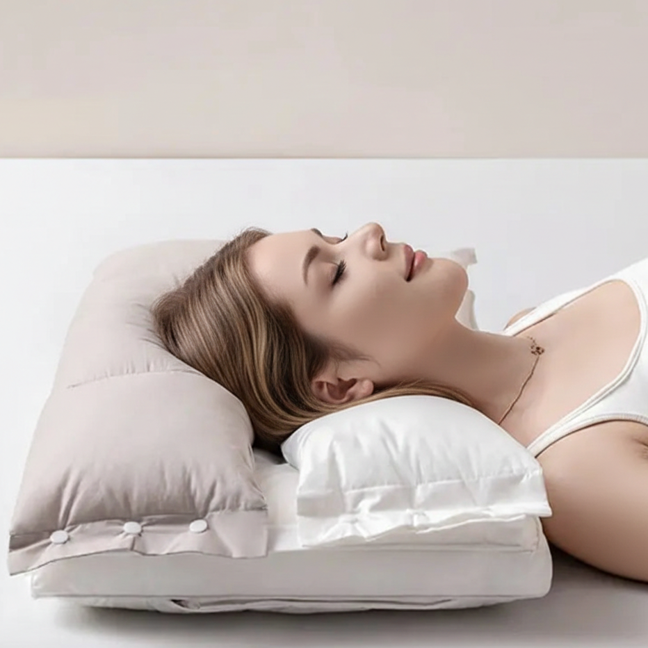 TravelEase | Adjustable Neck Pillow for Tailored Comfort