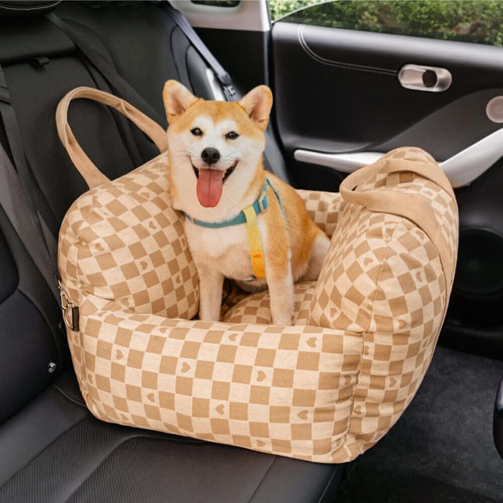 TravelBuddy - Adjustable Dog Seat Bed with Secure Straps for Ultimate Comfort