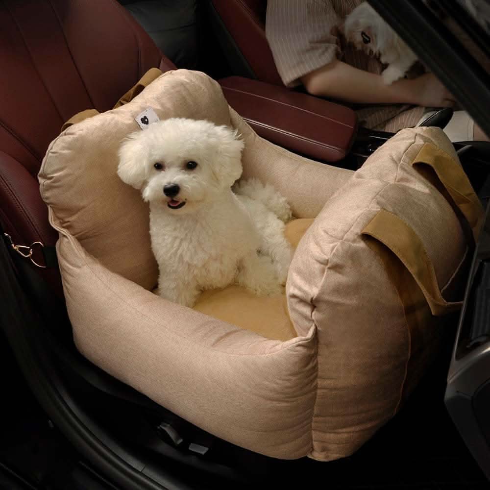 TravelBuddy - Adjustable Dog Seat Bed with Secure Straps for Ultimate Comfort
